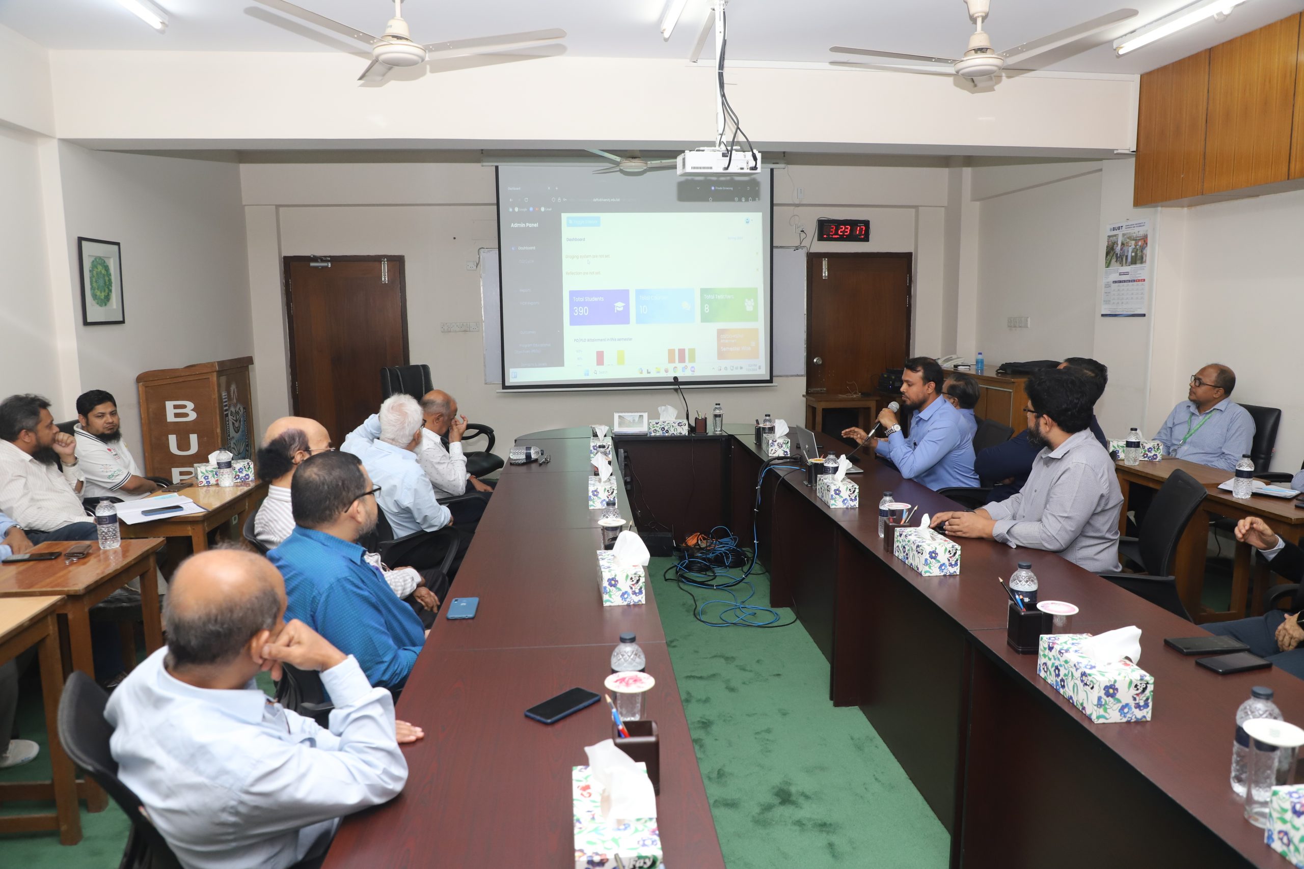 Daffodil International University Showcases Cutting-Edge OBE Tracking Software at BUBT
